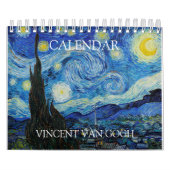 VINCENT VAN GOGH FINE ART CALENDAR KALENDER (Hoes)