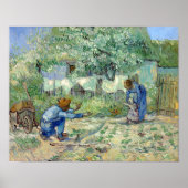 Vincent van Gogh First Steps, na Millet Poster (Voorkant)