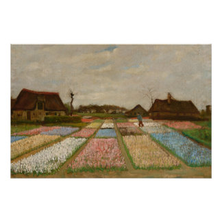 Vincent van Gogh  Flower Beds in Holland, c. 1883 Perfect Poster