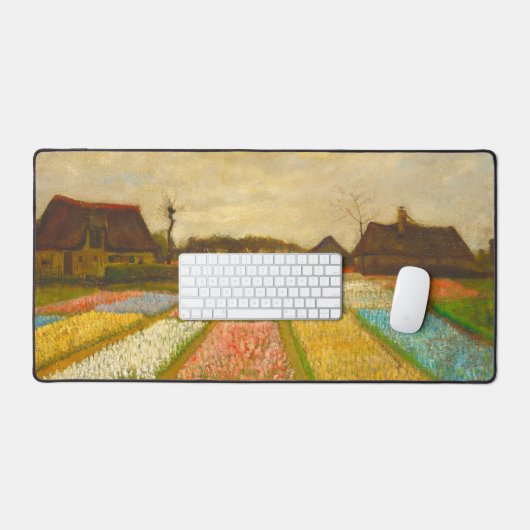 Vincent van Gogh Flower Beds in Nederland Bureaumat (Keyboard & Muis)