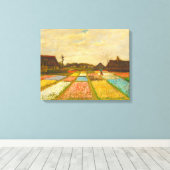 Vincent van Gogh Flower Beds in Nederland Canvas Afdruk (Insitu (Houten vloer))