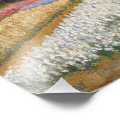 Vincent van Gogh - Flower Beds in Nederland Foto Afdruk (Hoek)