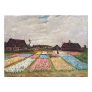Vincent van Gogh - Flower Beds in Nederland Foto Afdruk