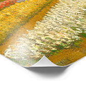 Vincent van Gogh Flower Beds in Nederland Foto Afdruk (Hoek)