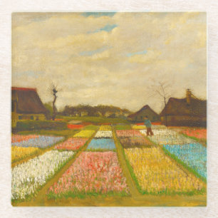 Vincent van Gogh Flower Beds in Nederland Glazen Onderzetter