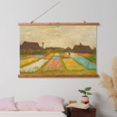 Vincent van Gogh Flower Beds in Nederland Hangend Wandkleed (Slaapkamer)