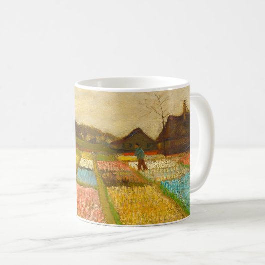 Vincent van Gogh Flower Beds in Nederland Koffiemok (Voorkant rechts)