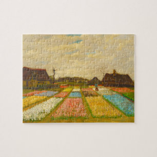 Vincent van Gogh Flower Beds in Nederland Legpuzzel