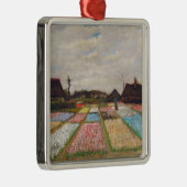 Vincent van Gogh - Flower Beds in Nederland Metalen Ornament (Rechts)