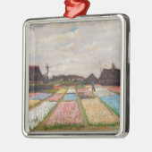 Vincent van Gogh - Flower Beds in Nederland Metalen Ornament (Links)