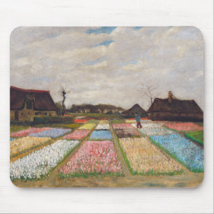 Vincent van Gogh - Flower Beds in Nederland Muismat