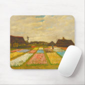 Vincent van Gogh Flower Beds in Nederland Muismat (Met muis)