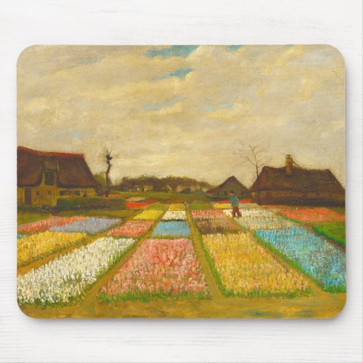 Vincent van Gogh Flower Beds in Nederland Muismat (Voorkant)