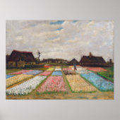 Vincent van Gogh - Flower Beds in Nederland Poster (Voorkant)