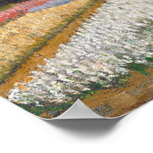 Vincent van Gogh - Flower Beds in Nederland Poster (Hoek)