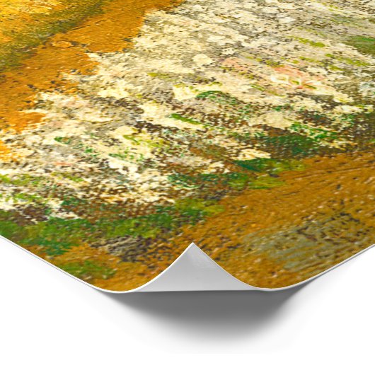 Vincent van Gogh Flower Beds in Nederland Poster (Hoek)