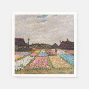 Vincent van Gogh - Flower Beds in Nederland Servet