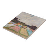 Vincent van Gogh - Flower Beds in Nederland Tegeltje (Zijkant)