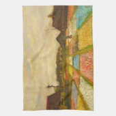 Vincent van Gogh Flower Beds in Nederland Theedoek (Verticaal)