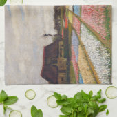 Vincent van Gogh - Flower Beds in Nederland Theedoek (Gevouwen)