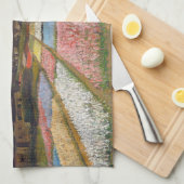 Vincent van Gogh - Flower Beds in Nederland Theedoek (Quarter Fold)