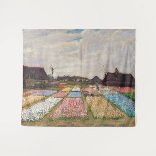 Vincent van Gogh - Flower Beds in Nederland Wandkleed (Voorkant (horizontaal))