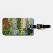 Vincent van Gogh - Flowering Garden Bagagelabel (Voorkant horizontaal)