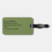 Vincent van Gogh - Flowering Garden Bagagelabel (Achterkant horizontaal)