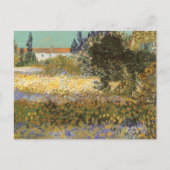 Vincent van Gogh - Flowering Garden Briefkaart (Voorkant)