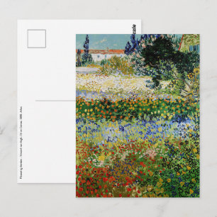 Vincent van Gogh - Flowering Garden Briefkaart