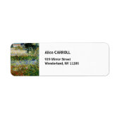 Vincent van Gogh - Flowering Garden Etiket (Voorkant)