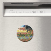 Vincent Van Gogh - Flowering Garden Fine Art Magneet (Insitu (Vaatwasser))