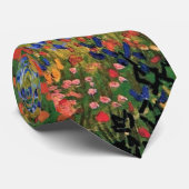 Vincent Van Gogh - Flowering Garden Fine Art Stropdas (Opgerold)