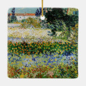 Vincent van Gogh - Flowering Garden Keramisch Ornament (Achterkant)