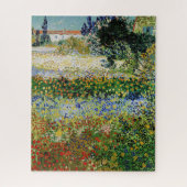 Vincent van Gogh - Flowering Garden Legpuzzel (Verticaal)