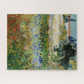 Vincent van Gogh - Flowering Garden Legpuzzel (Horizontaal)
