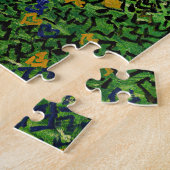 Vincent van Gogh - Flowering Garden Legpuzzel (Zijkant)
