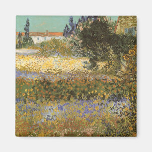 Vincent van Gogh - Flowering Garden Magneet