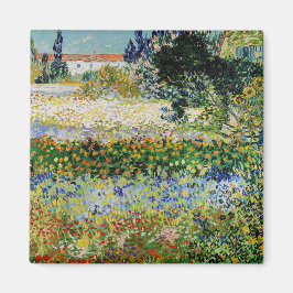 Vincent van Gogh - Flowering Garden Magneet