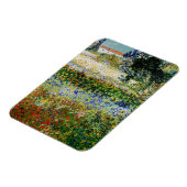 Vincent van Gogh - Flowering Garden Magneet (Linkerzijde)