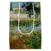 Vincent van Gogh - Flowering Garden Medium Cadeauzakje (Achterkant)