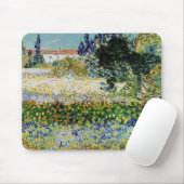 Vincent van Gogh - Flowering Garden Muismat (Met muis)