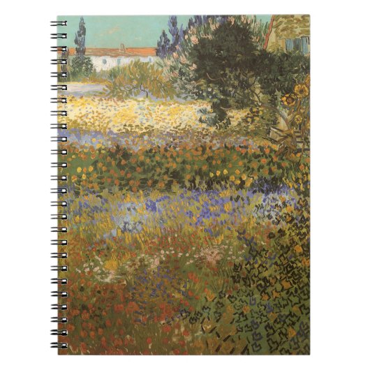 Vincent van Gogh - Flowering Garden Notitieboek (Voorkant)