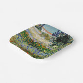 Vincent van Gogh - Flowering Garden Papieren Bordje (Gebogen)