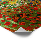 Vincent van Gogh - Flowering Garden Poster (Hoek)