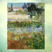 Vincent van Gogh - Flowering Garden Raamsticker (Vel 3)