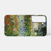 Vincent van Gogh - Flowering Garden Samsung Galaxy Hoesje (Achterkant horizontaal)
