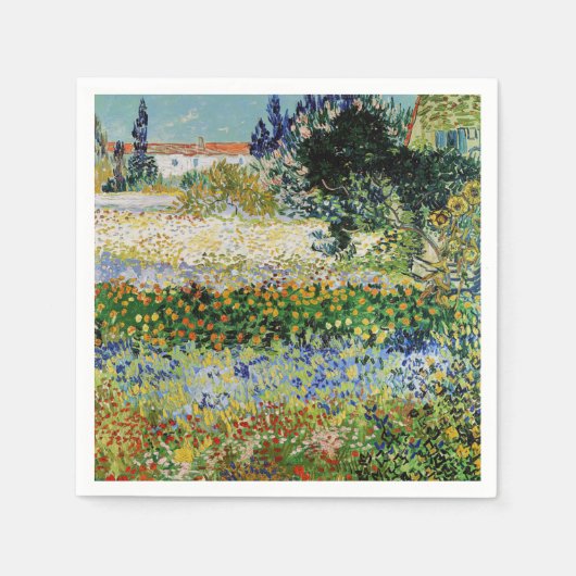 Vincent van Gogh - Flowering Garden Servet (Voorkant)