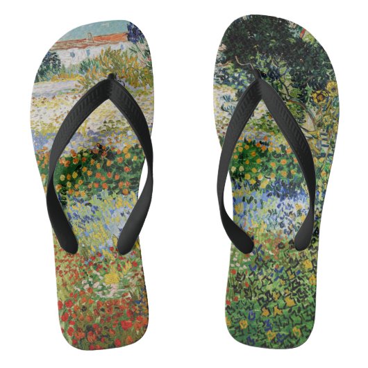 Vincent van Gogh - Flowering Garden Teenslippers (Voetbed)
