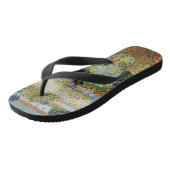 Vincent van Gogh - Flowering Garden Teenslippers (Schuin)